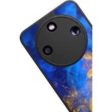 Aksel Kılıf Honor Magic 8 Lite Uyumlu Taraftar Baskılı Glossy Premium Mat Siyah Silikon Kılıf