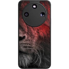 Aksel Kılıf Honor Magic 8 Lite Uyumlu Taraftar Baskılı Glossy Premium Mat Siyah Silikon Kılıf