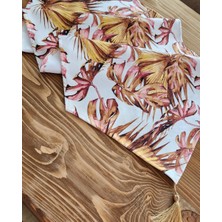 Ahmera Pembe Devetabanı Baskılı Runner 138*38 cm