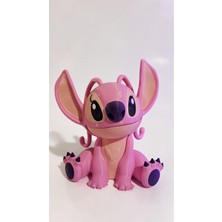 Bukalemun Shop Stitch Angel Figür 23 cm – Pembe Stitch Oyuncak | Büyük Boy Dekoratif Figür