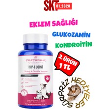 Petpower Kedi Köpek Eklem Sağlığı, Kas ve Kıkırdak Destekleyici - Glukozamin, Kondroitin, Msm Tablet 75 Adet