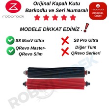 Roborock S8 Maxv Ultra Qrevo Master Qrevo Slim Orijinal Ana Fırça Takımı 1 Adet