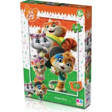 Kitabevimden Ks Games Puzzle 50 Parça 44 Cats Puzzle Cat 709