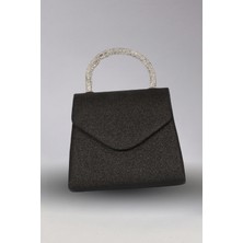 Victoria Shoes Trapez Formlu Taş Detaylı Şık Portföy