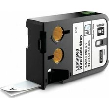 Kitabevimden Dymo Xtl Laminetel/kablo 21X39 mm Beyaz/siyah 150 Etiket