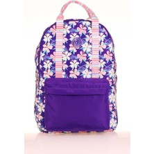 Kitabevimden Kaukko Sırt Çantası Double Strıpe Purple K1763