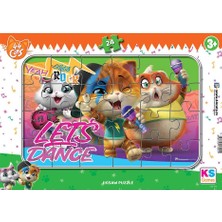 Kitabevimden Ks Games Frame Puzzle 44 Cat Lisanslı Ürünler