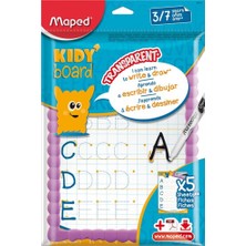 Kitabevimden Maped Yazı Tahtası Kıddy Board Çoçuk Esnek ve Transparan Kit
