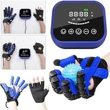 Rehabilitasyon Robot Eldiveni – El ve Parmak Egzersiz Cihazı Sol El L Beden