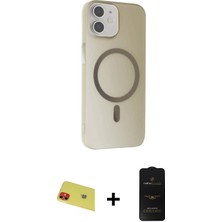 Cepte Toptan iPhone 11 Çekirdek Modern Prime - Siyah 6d Antistatik Mat Seramik Hayalet Nano Ekran Koruyucu + Kırmızı Rainbow Kamera Lens Koruma Cam