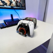 Valyria Store 3D Baskı Kol Tutucu Stand God Of War Temalı – Dualsense 2’li Controller Stand,  Gaming Aksesuar