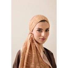 Imannoor Zincir Logo Pamuk Floş Şal 70X210