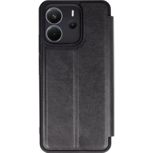 Esranın Dünyası Newface Xiaomi Redmi Note 14 4g Kılıf Flip Cover - Siyah