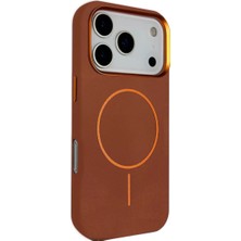 Esranın Dünyası Joko Apple iPhone 17 Pro Luno Deri Magsafe Kapak - Kahverengi