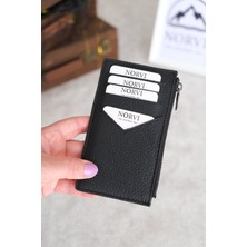 Norvi Leather Hakiki Deri Fermuarlı Kartlık