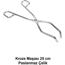 Atel-San Kroze Maşası 25 Cm Paslanmaz Çelik