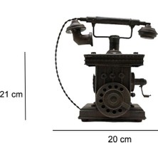 Dekoratif Metal Telefon