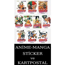 Gerekli Şeyler Yayıncılık Naruto 14-15-16-17-18-19-20-21-22-23 Manga Seti (10 Kitap) / Anime-Manga Sticker ve Kartpostal Hediyeli