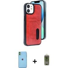 Cepte Toptan iPhone 11 Yörünge Işık Serisi - Siyah Joko Magic 5d Hayalet Cam + Yeşil Neon Fosforlu Kamera Lens