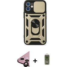 Cepte Toptan iPhone 11 Ahenk Klasik - Siyah Joko Magic 5d Hayalet Cam + Siyah Raze Metal Kamera Lens