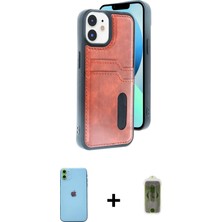 Cepte Toptan iPhone 11 Yörünge Işık Serisi - Siyah Joko Magic 5d Hayalet Cam + Yeşil Neon Fosforlu Kamera Lens