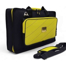 Numark Mix Track Platinum Fx4 Setup Için Uyumlu Çanta Soft Case Kılıf. Siyah Sarı.