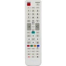 LCD LED Kumanda Samsung Tüm Modeller RM-L919 W Yazısız + Pil Hediyeli