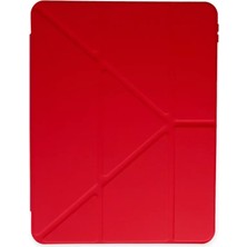 Esranın Dünyası Newface Samsung Galaxy P610 Tab S6 Lite 10.4 Kılıf Kalemlikli Mars Tablet Kılıfı - Kırmızı