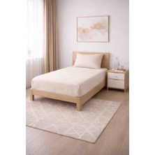 Seralay Home Bej Lastıklı Carsaf Takımı Tek Kısılık