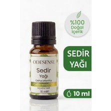 Odesense Sedir Uçucu Yağı 10 ml Doğal ve Saf İçerik Damlalıklı Kapaklı Şişe Katkısız