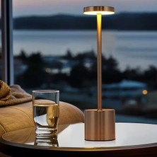 Skygo Dekoratif Şarjlı Dokunmatik Masa Lambası