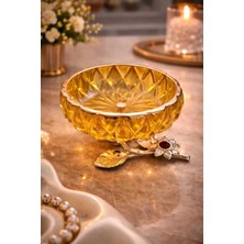 Banum Luxury Lüx Tasarım Çok Amaçlı Gold Lokumluk