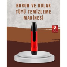 Astraltech Raks Leo Burun Kulak Tüy Alma Makinesi 45 Dk Şarj Süreli Kırmızı