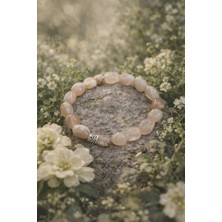 Banum Luxury Doğal Akik Taşlı El Işi Tasarım Bileklik(Unisex)