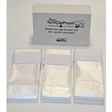 Missidea Motek Bebek Bezi Kovaları Için Muadil Çöp Poşeti 3lü