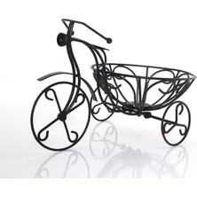 Skygo Ferforje Bisiklet Çiçeklik Dekoratif Hediyelik