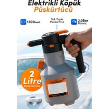 Auhma Ahs-01 Şarjlı Kablosuz Köpük Püskürtücü - 2l Kapasite, 2.0 Bar Basınç & Şarjlı Yıkama