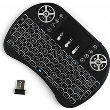 Esranın Dünyası Kablosuz Türkçe Q Klavye Rgb Işıklı Televizyon Ps3 Dokunmatik Mouse