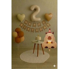Çıtı Pıtı Store Caypara Temalı Doğum Günü Yaş Balon Seti