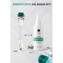 Elamour - Orijinal Titanyum Iğneli - 0,5mm 540 Iğneli Dermaroller - Biberiye Suyu Seti Dökülme Karşıtı 100ML