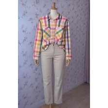 Aleksandrit Butik Pembe Oduncu Mevsimlik Gömlek