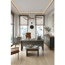 Robin Home Berlin Abce Ofis Büro Masa Takımı Barok-Antrasit