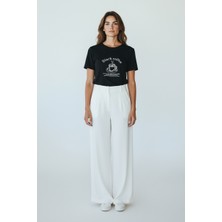 Ferz Siyah Kadın Tişort