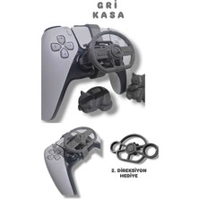 Salıncak Ps5 Mini Direksiyon Amg + Direksiyon Seti Gri Kasa