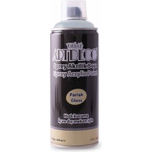 Kitabevimden Artdeco Akrilik Sprey Boya 400 ml Açık Gri Y-400-730