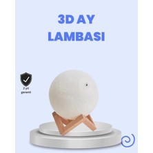 Astraltech Rgb Modlu 16 Renkli Ay Gece Lambası 3D Baskı