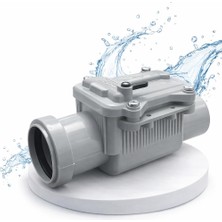 Meok Pis Su Atık Su Gider Çekvalf-Mutfak & Lavabo Altı ve Kanalizasyon Gideri Su Baskını, Koku, Haşere, Fare ve Geri Tepme Önleyici  (50/70/110/125)