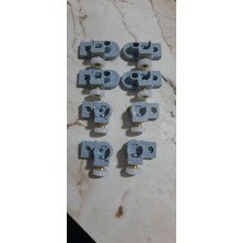 Girayduşakabin 2 Sabit 2 Hareketli Kolay Kurulum Mika Duşakabin Teker Seti