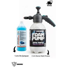 MK Shineworks Mk Shıneworks Snow Foam Köpüklü Oto Yıkama Seti (2’lü Set)