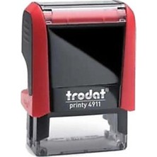 Kitabevimden Trodat Standart Kaşe Otomatik 38X14 Kırmızı Kasa Kırmızı Keçe 4911